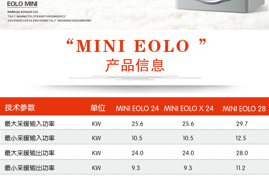 依瑪艾羅迷你產品信息