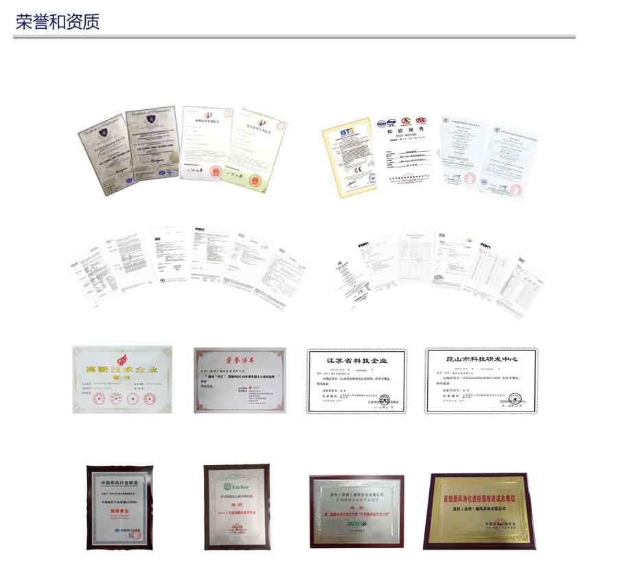 恩科新風(fēng)公司榮譽(yù)資質(zhì)
