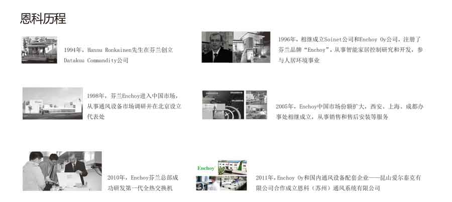 恩科發(fā)展歷程